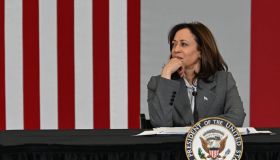 US Vice President Kamala Harris in Charlotte