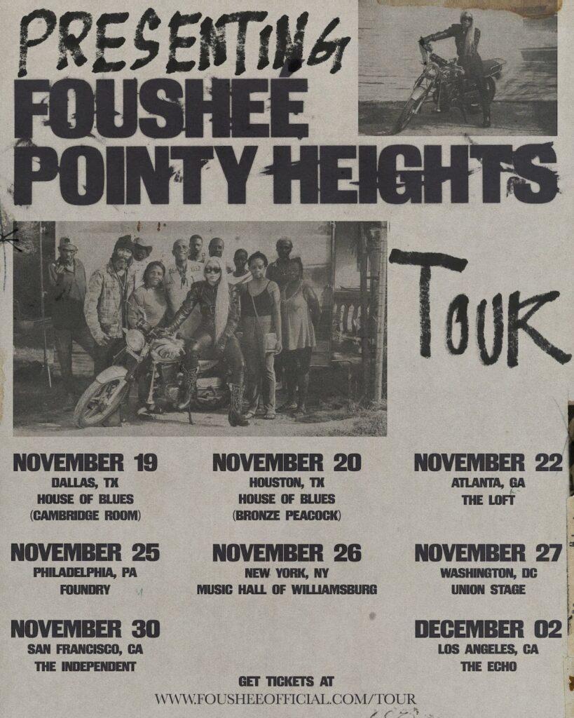 Fousheé Pointy Heights Tour Assets