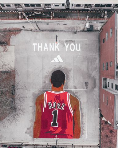 Derrick Rose Tribute Photos