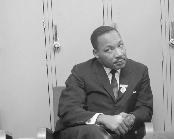 Dr. Martin Luther King Visits Dick Gregory