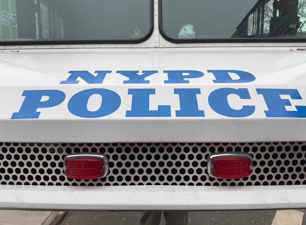 NYPD Police emergency response truck, close up, Queens, New York