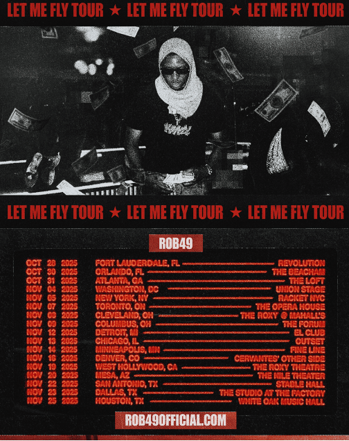 'Let Me Fly Tour' Flyer Dates